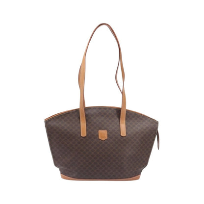 Celine Macadam Canvas and leather, Brown, Canvas, Tote Bag