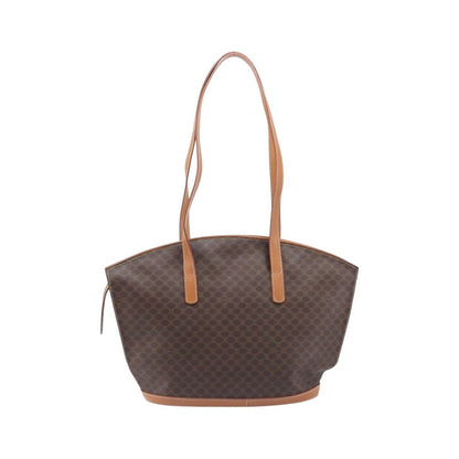 Celine Macadam Canvas and leather, Brown, Canvas, Tote Bag