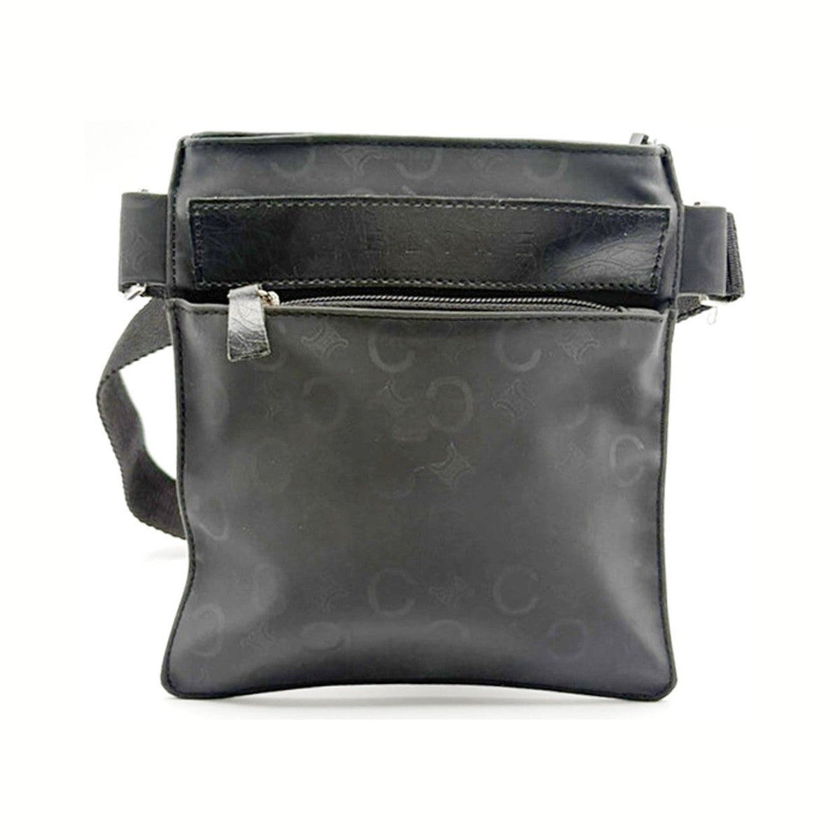 Celine Macadam waist Nylon, Black, Canvas, Backpack