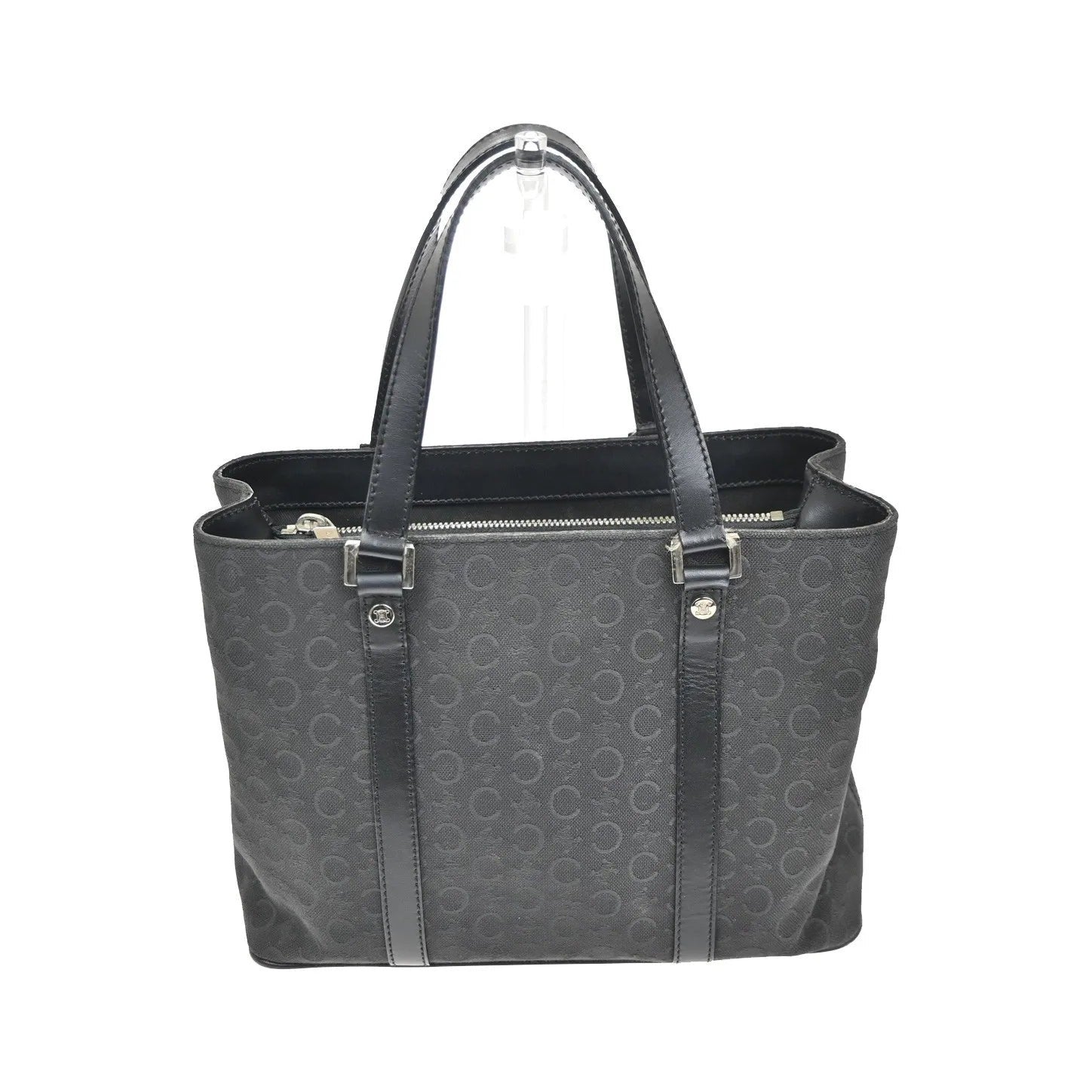 Celine Tote Canvas, Black, Canvas, Tote Bag