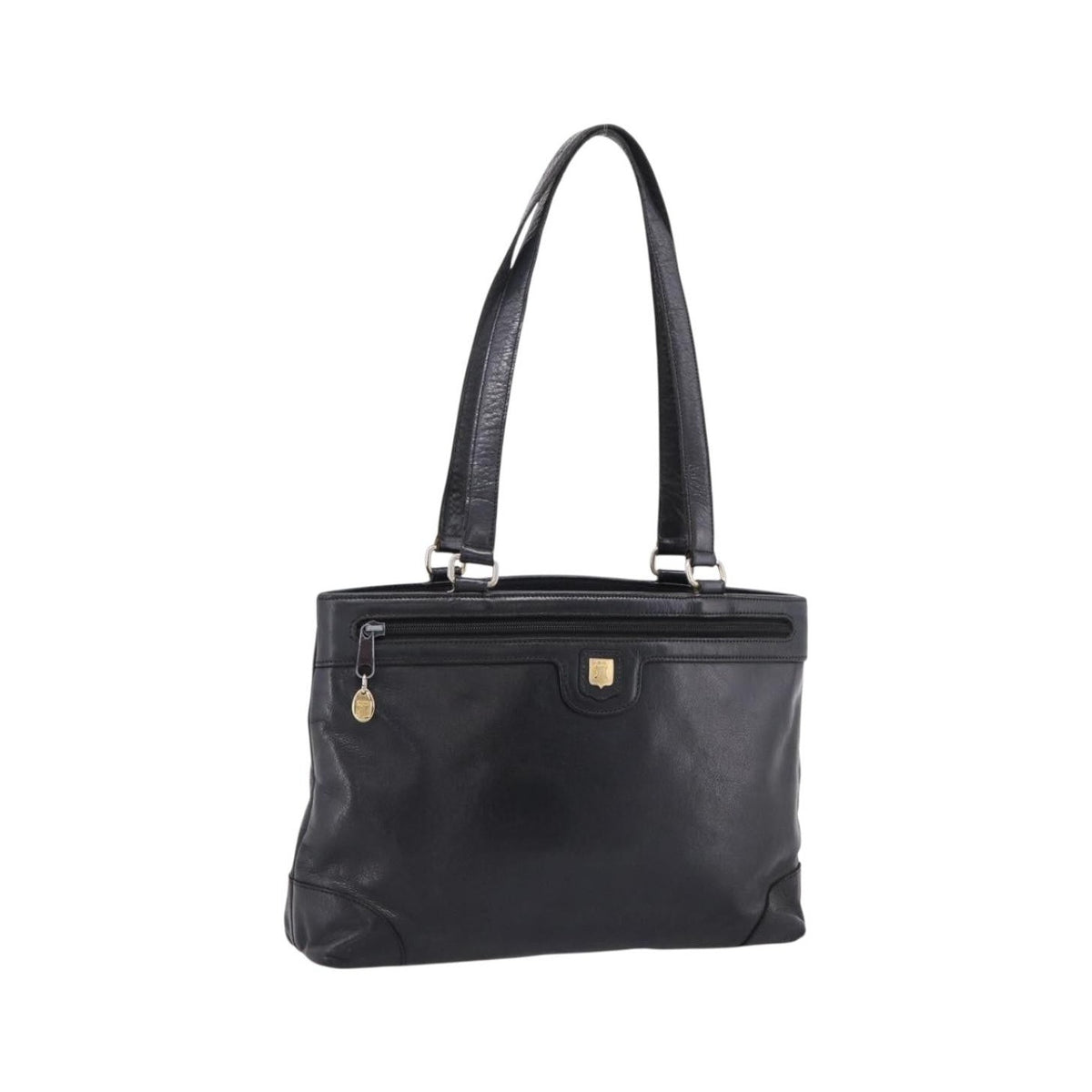 Celine Tote Leather, Black, Leather, Tote Bag