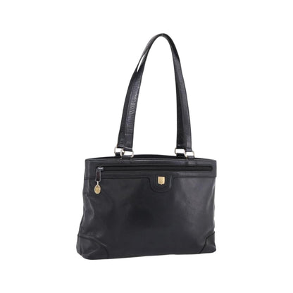 Celine Tote Leather, Black, Leather, Tote Bag