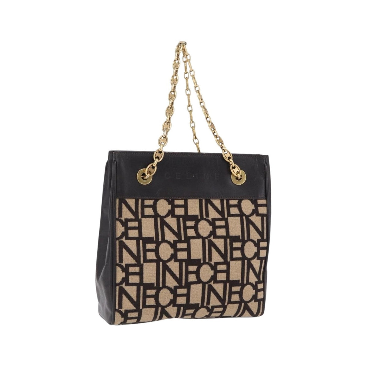 Celine Tote Leather, Beige, Leather, Tote Bag