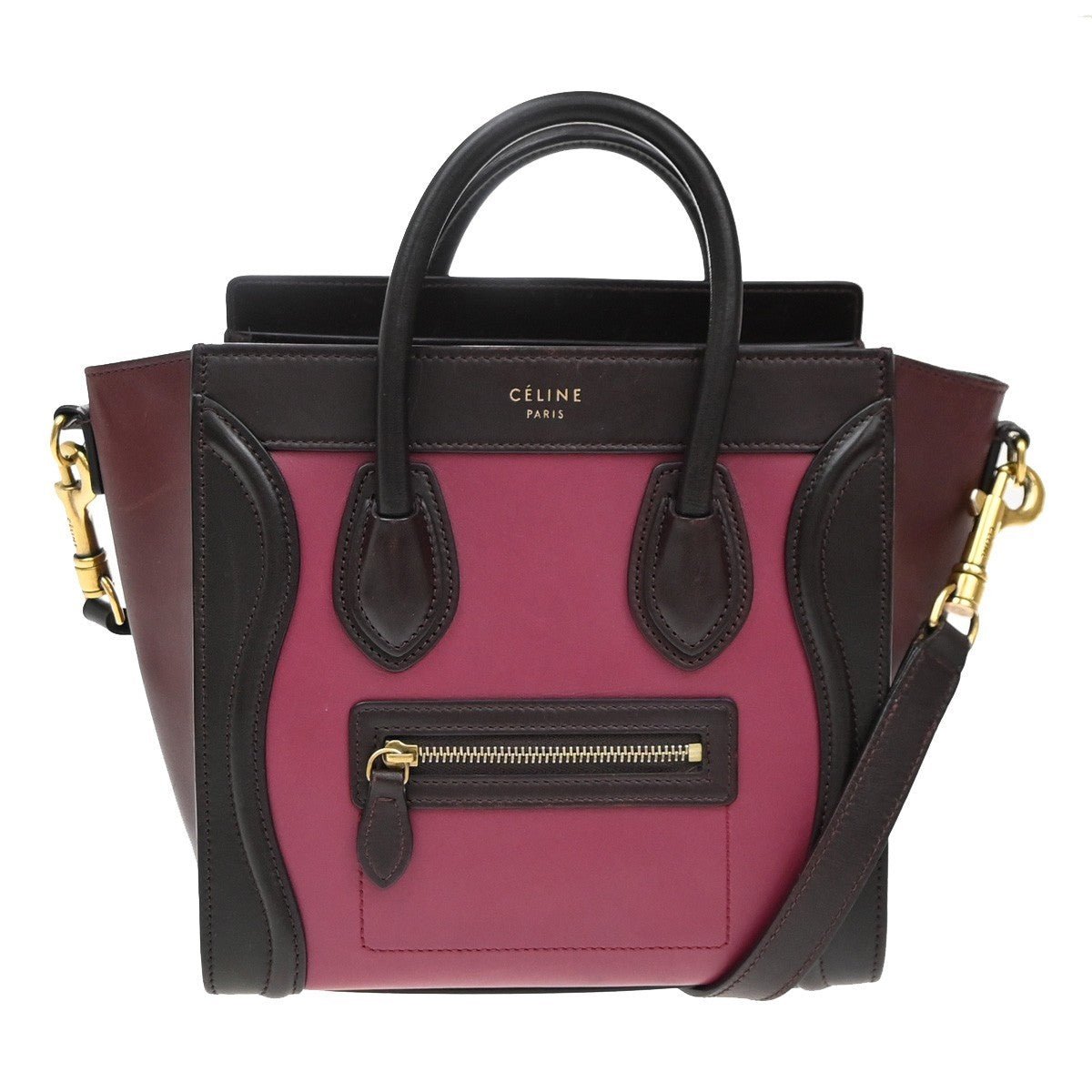 Celine Tricolor Shoulder Luggage Bag - Brandsamsara