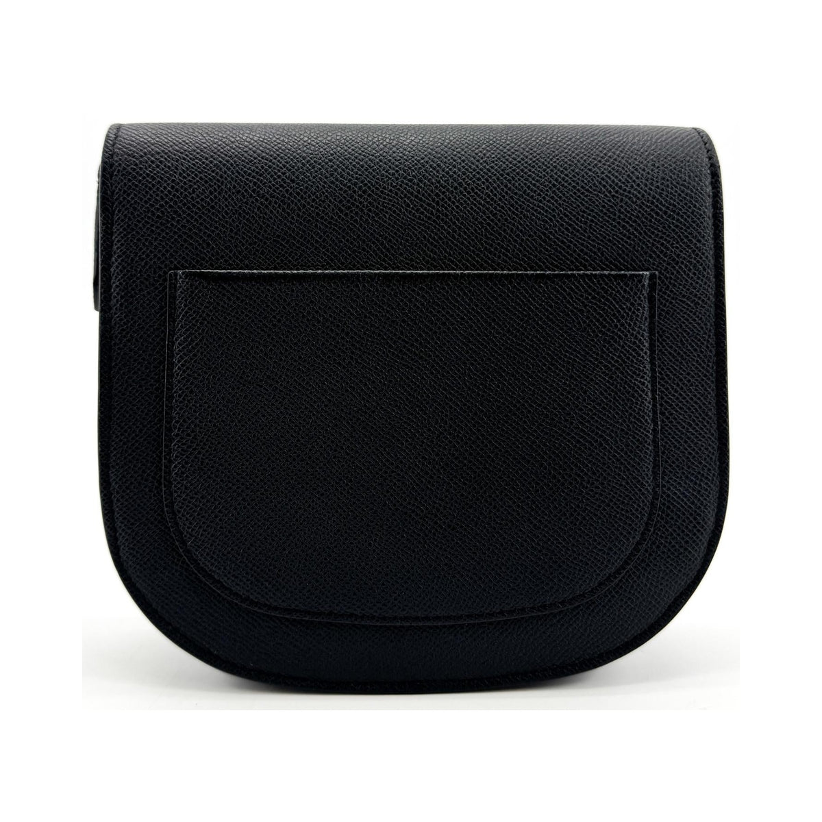 Celine Trotteur Calfskin, Black, Leather, Crossbody Bag