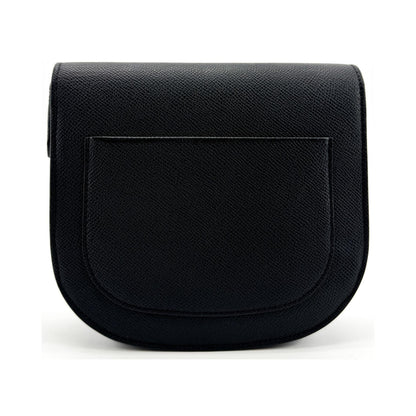 Celine Trotteur Calfskin, Black, Leather, Crossbody Bag