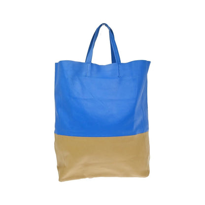 Celine Vertical Bi-Cabas Tote Leather, Multicolour, Leather, Tote Bag