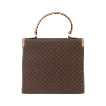 Celine Vintage Handbag Toile Céline, Brown, Canvas, Handbag