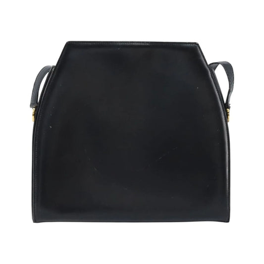 Celine Vintage Leather, Black, Leather, Shoulder Bag
