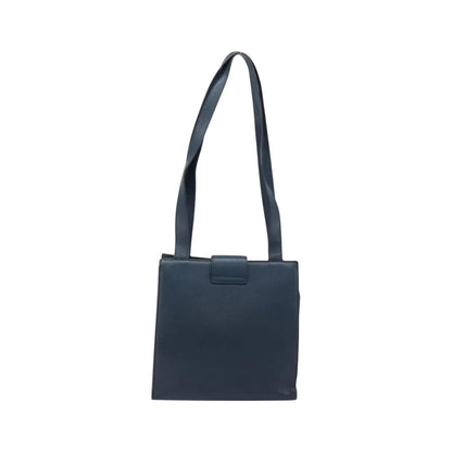 Celine Vintage Leather, Navy, Leather, Shoulder Bag