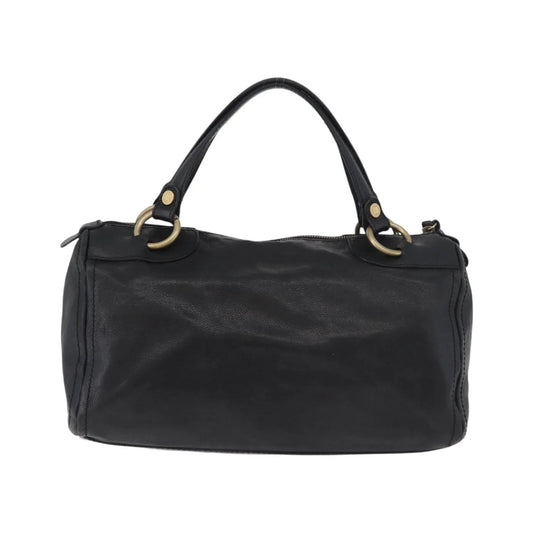 Celine vintage Leather, Black, Leather, Handbag