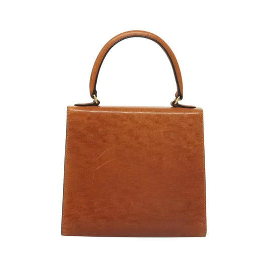 Celine vintage Leather, Brown, Leather, Handbag