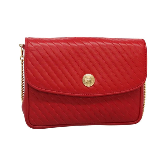 Celine Vintage Leather, Red, Leather, Shoulder Bag