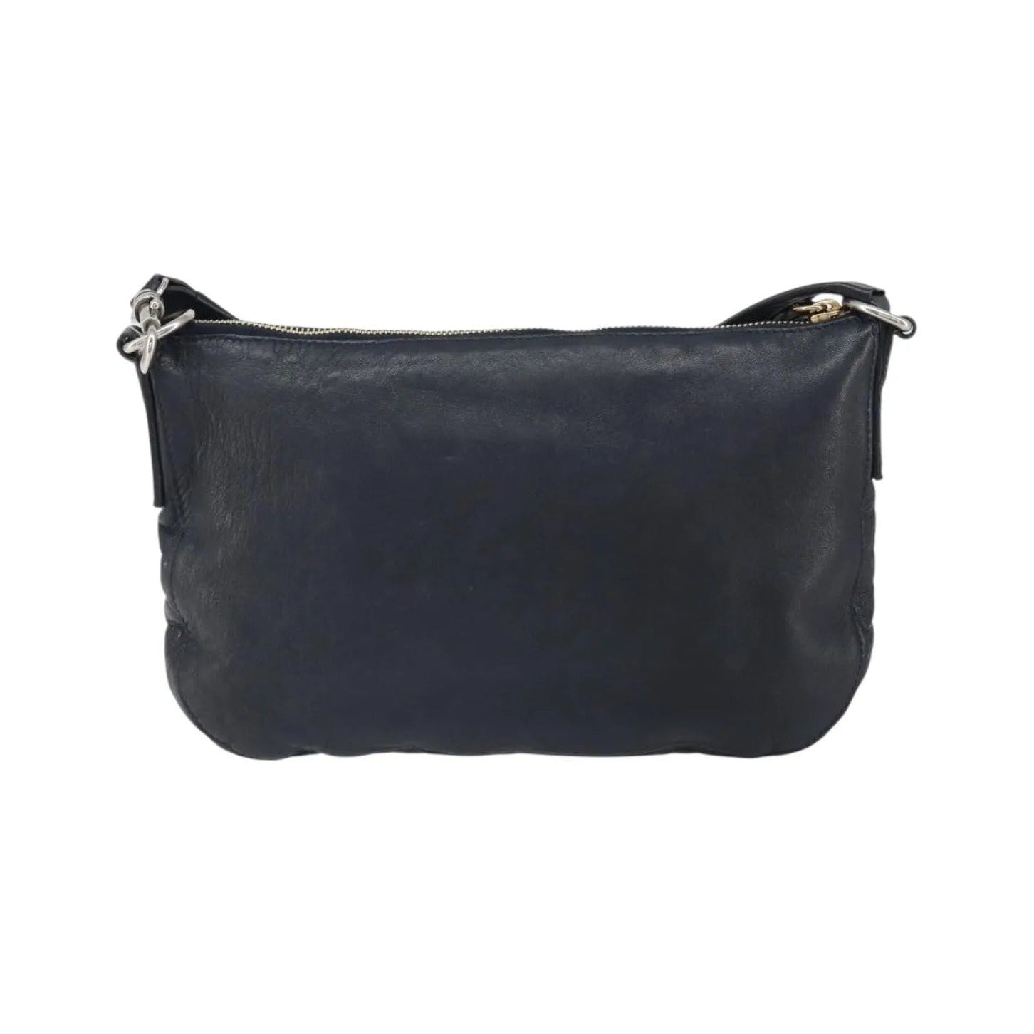 Celine Vintage Leather, Navy, Leather, Shoulder Bag