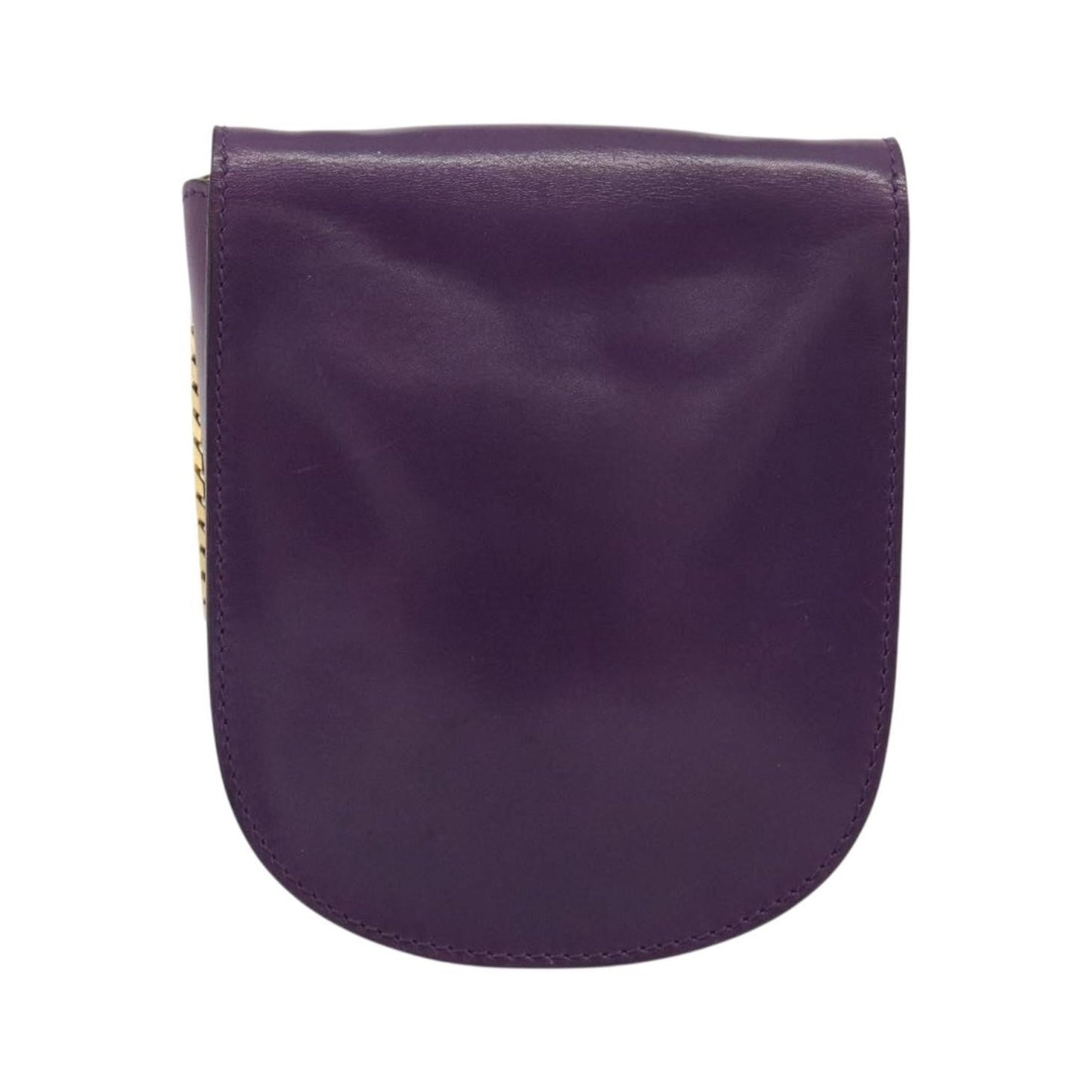 Celine Vintage Leather, Purple, Leather, Shoulder Bag