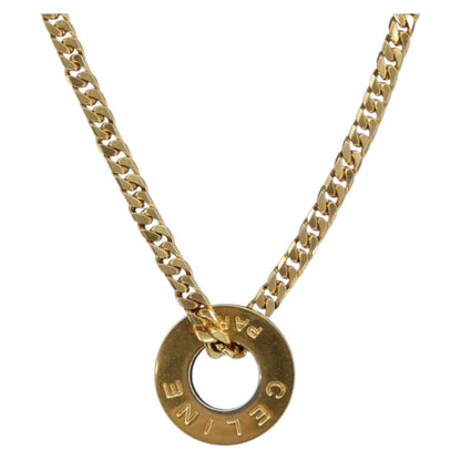 Celine Vintage Logo Circle Pendant - Brandsamsara