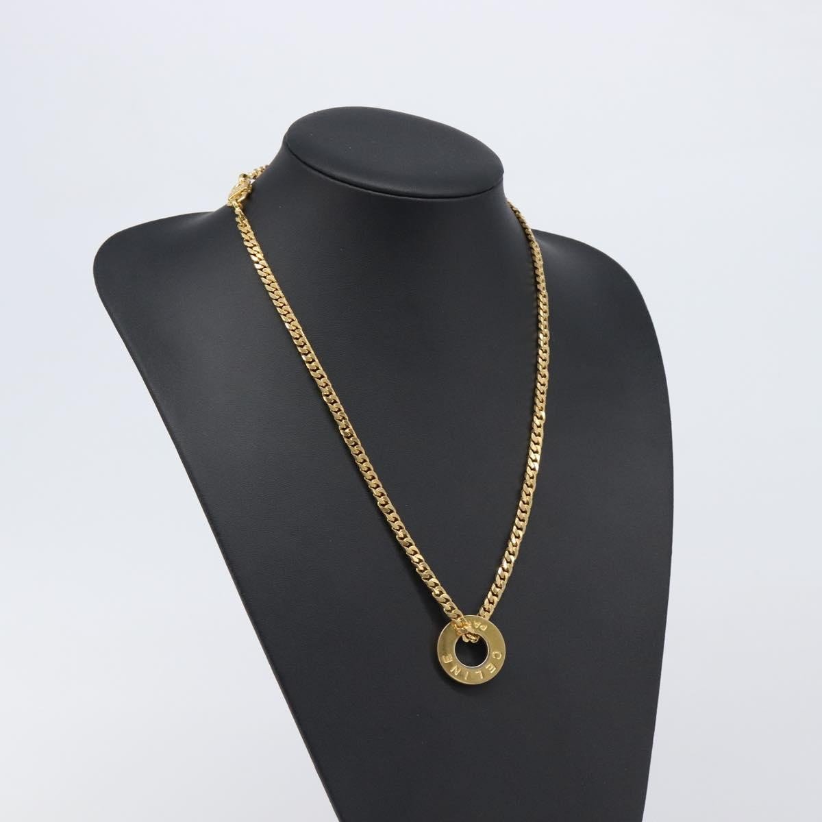 Celine Vintage Logo Circle Pendant - Brandsamsara