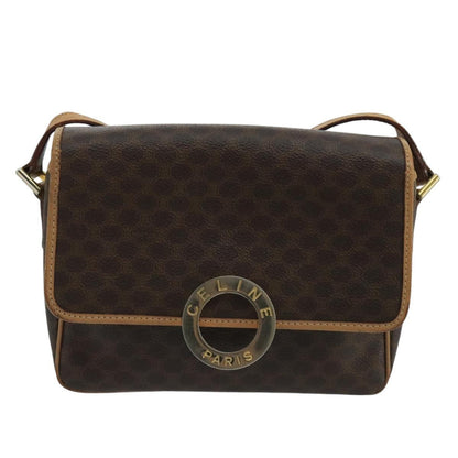 Celine Vintage Macadam Circle Logo Shoulder Bag - Brandsamsara