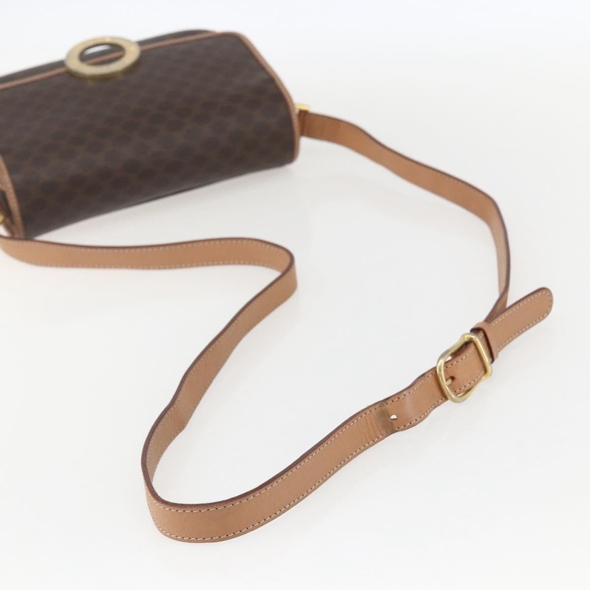 Celine Vintage Macadam Circle Logo Shoulder Bag - Brandsamsara