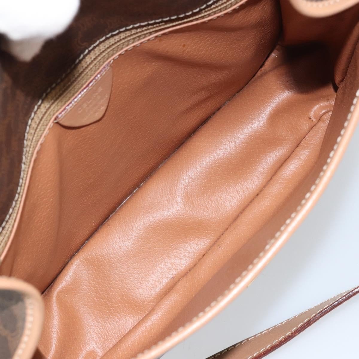 Celine Vintage Macadam Circle Logo Shoulder Bag - Brandsamsara