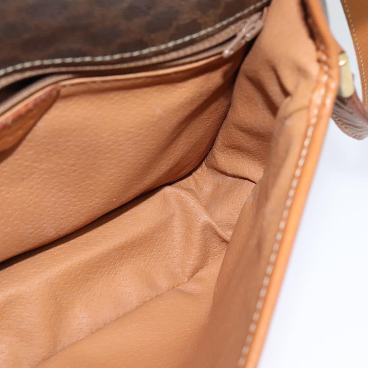Celine Vintage Macadam Circle Logo Shoulder Bag - Brandsamsara