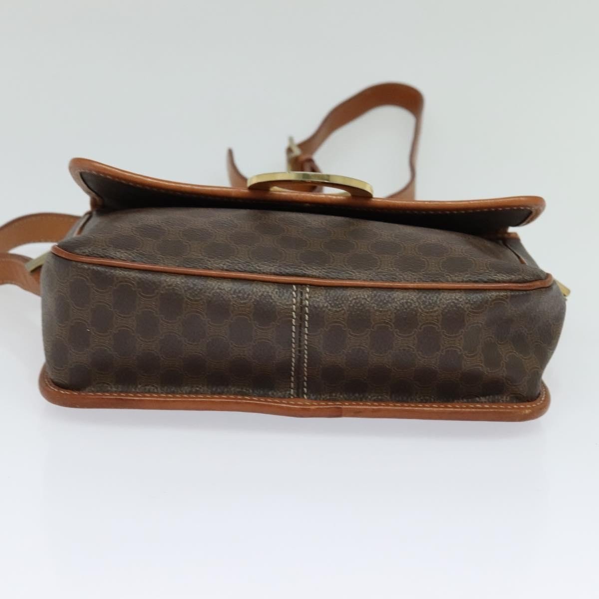 Celine Vintage Macadam Circle Logo Shoulder Bag - Brandsamsara