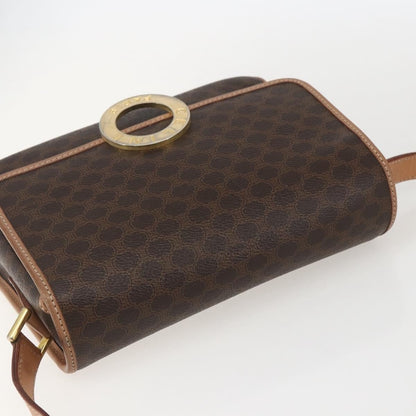 Celine Vintage Macadam Circle Logo Shoulder Bag - Brandsamsara