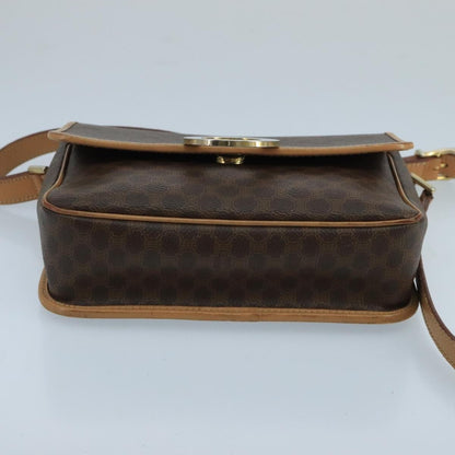 Celine Vintage Macadam Circle Logo Shoulder Bag - Brandsamsara