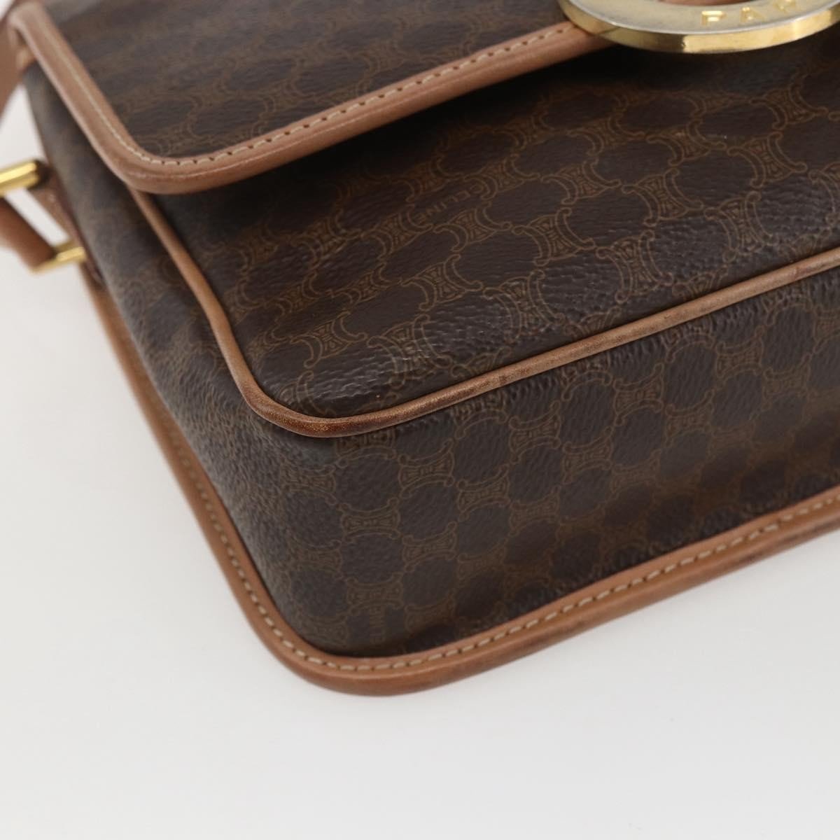 Celine Vintage Macadam Circle Logo Shoulder Bag - Brandsamsara