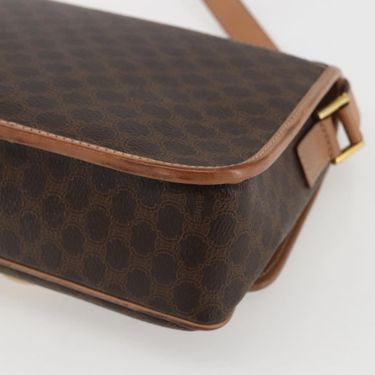 Celine Vintage Macadam Circle Logo Shoulder Bag - Brandsamsara