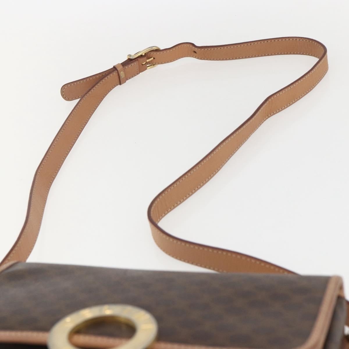Celine Vintage Macadam Circle Logo Shoulder Bag - Brandsamsara