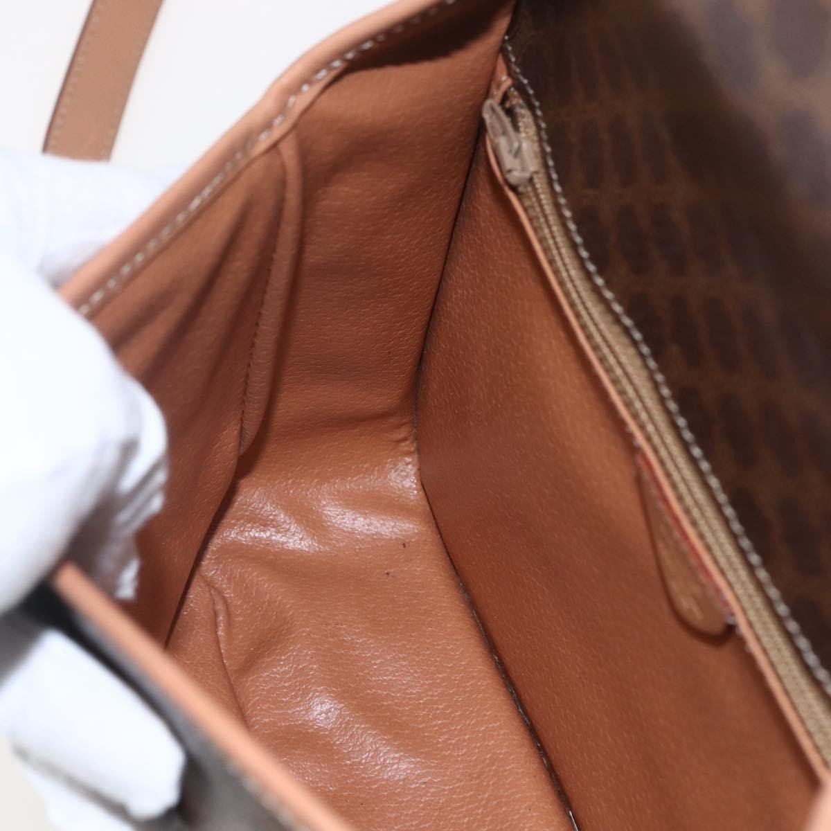 Celine Vintage Macadam Circle Logo Shoulder Bag - Brandsamsara