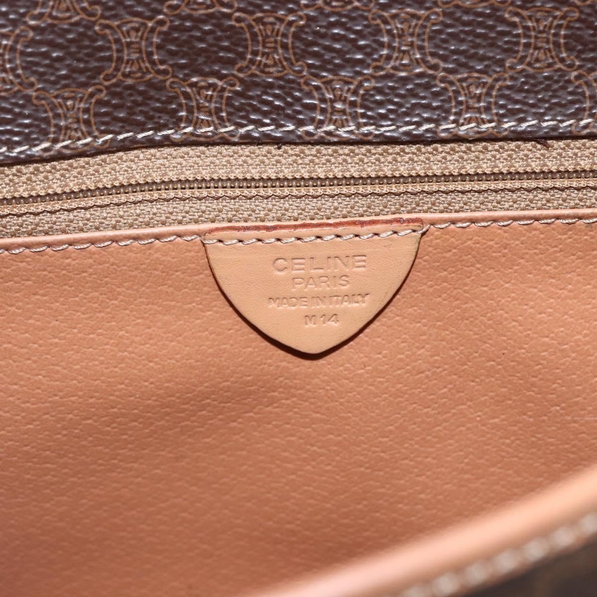 Celine Vintage Macadam Circle Logo Shoulder Bag - Brandsamsara