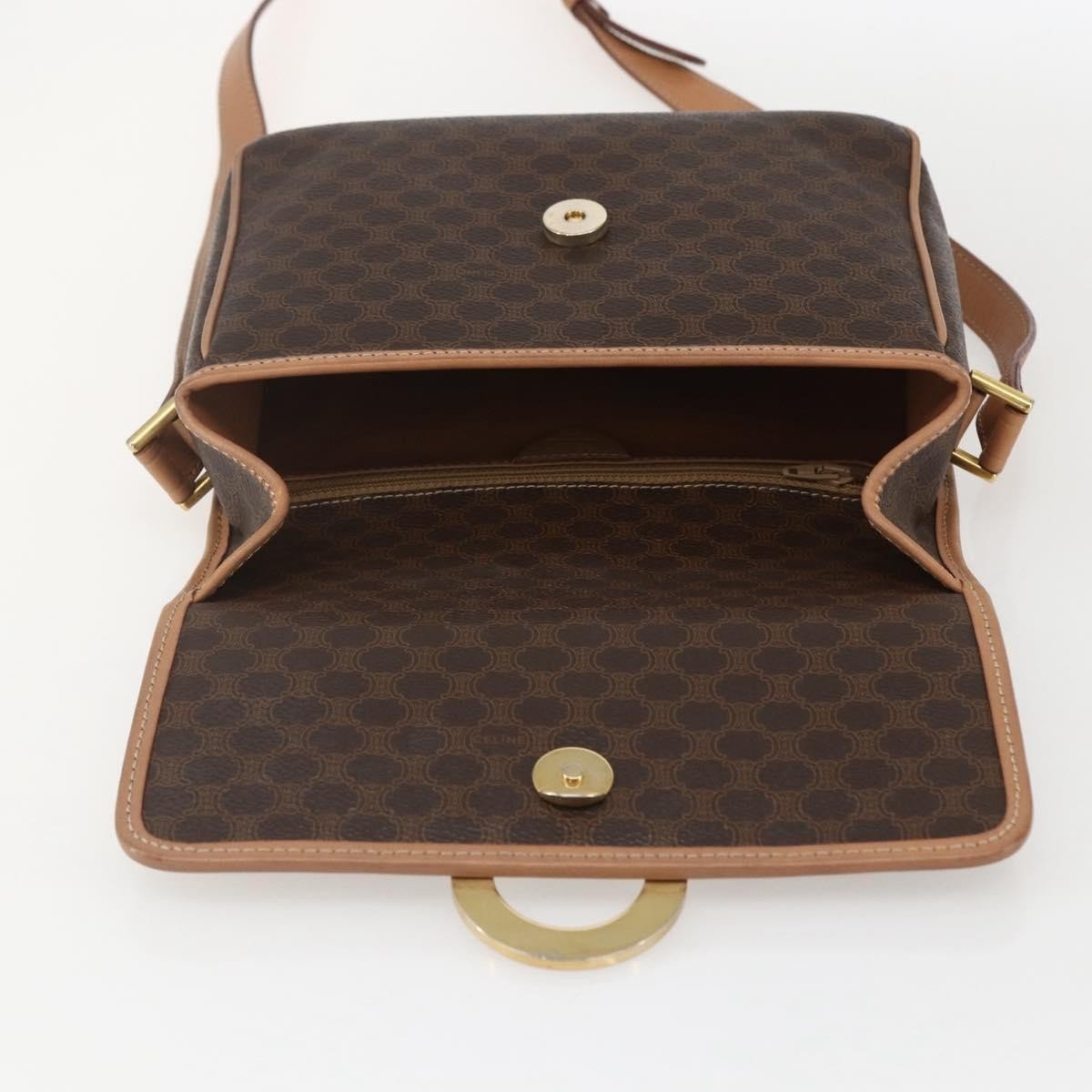 Celine Vintage Macadam Circle Logo Shoulder Bag - Brandsamsara