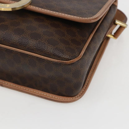 Celine Vintage Macadam Circle Logo Shoulder Bag - Brandsamsara