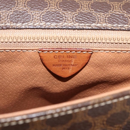 Celine Vintage Macadam Circle Logo Shoulder Bag - Brandsamsara