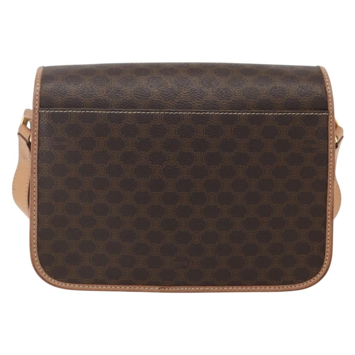 Celine Vintage Macadam Circle Logo Shoulder Bag - Brandsamsara