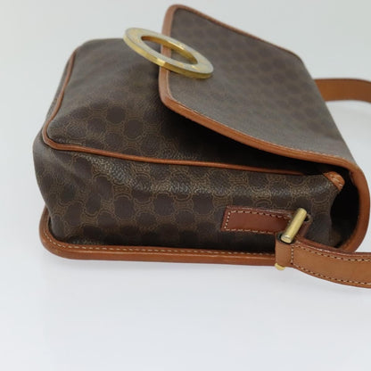 Celine Vintage Macadam Circle Logo Shoulder Bag - Brandsamsara