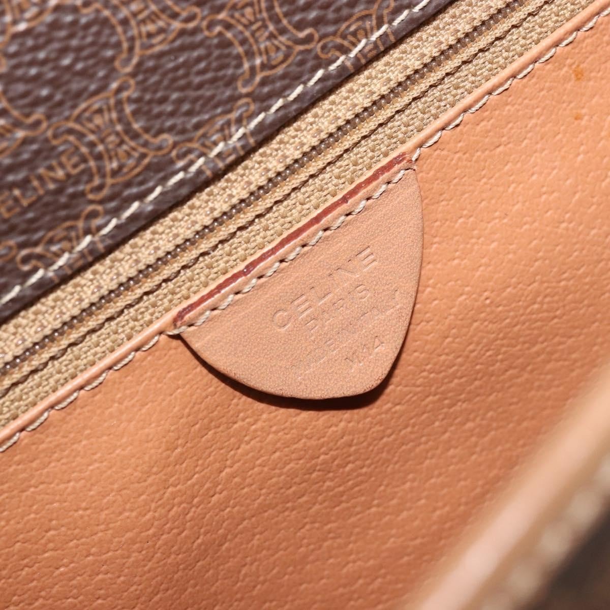 Celine Vintage Macadam Circle Logo Shoulder Bag - Brandsamsara