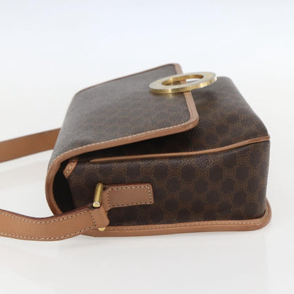 Celine Vintage Macadam Circle Logo Shoulder Bag - Brandsamsara