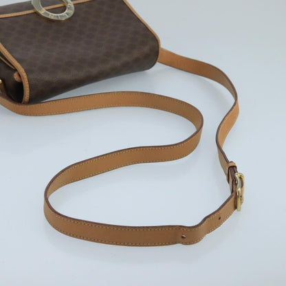 Celine Vintage Macadam Circle Logo Shoulder Bag - Brandsamsara