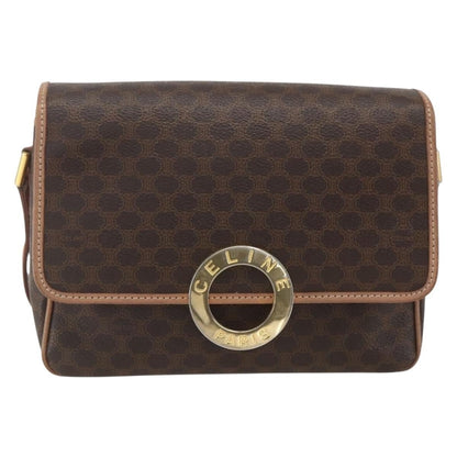 Celine Vintage Macadam Circle Logo Shoulder Bag - Brandsamsara