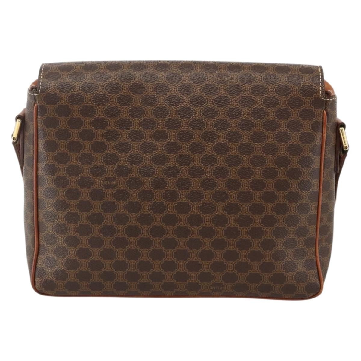 Celine Vintage Macadam Circle Logo Shoulder Bag - Brandsamsara