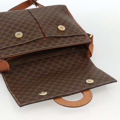 Celine Vintage Macadam Circle Logo Shoulder Bag - Brandsamsara