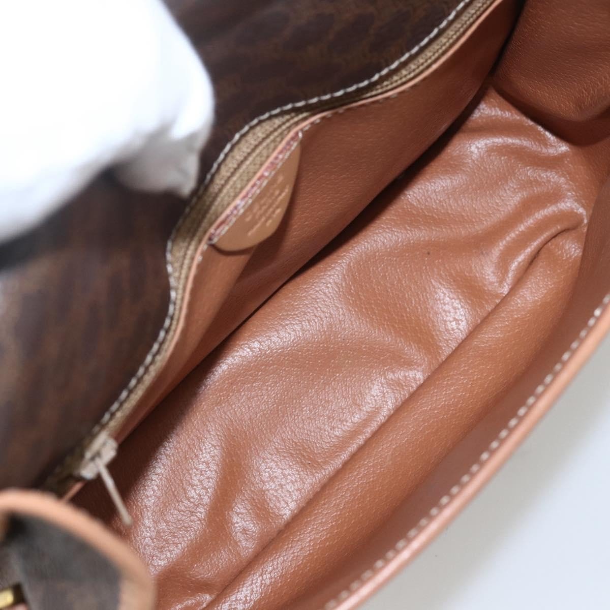 Celine Vintage Macadam Circle Logo Shoulder Bag - Brandsamsara