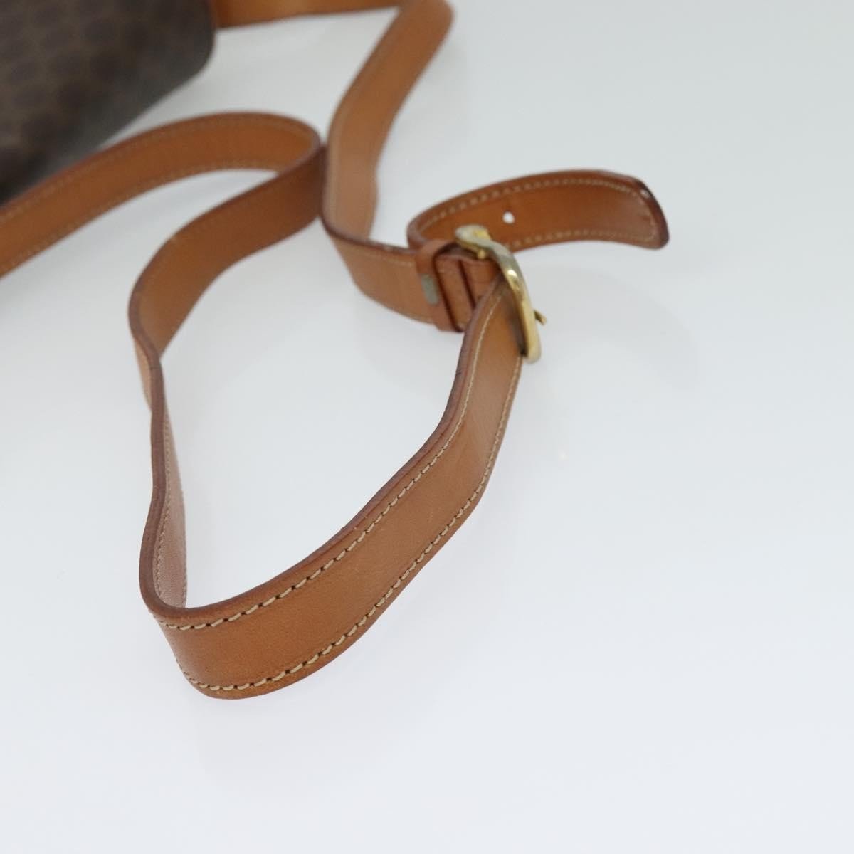Celine Vintage Macadam Circle Logo Shoulder Bag - Brandsamsara