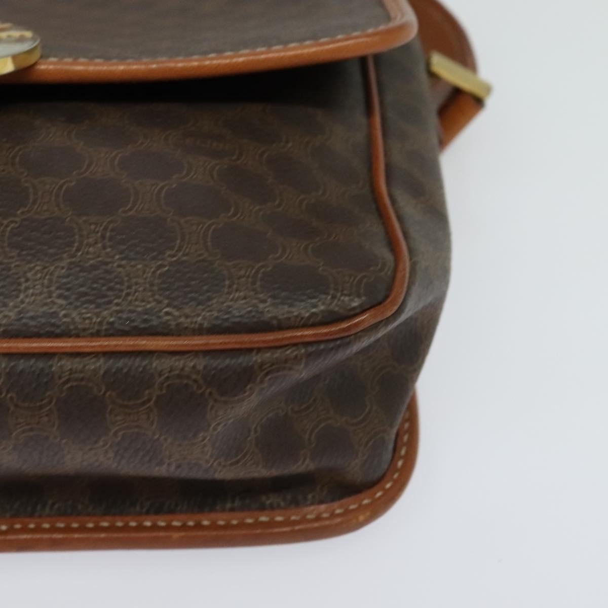 Celine Vintage Macadam Circle Logo Shoulder Bag - Brandsamsara