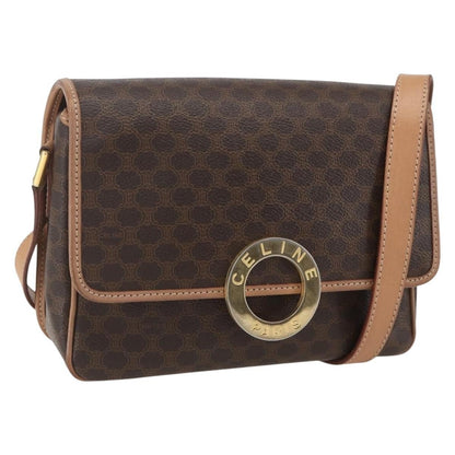 Celine Vintage Macadam Circle Logo Shoulder Bag - Brandsamsara
