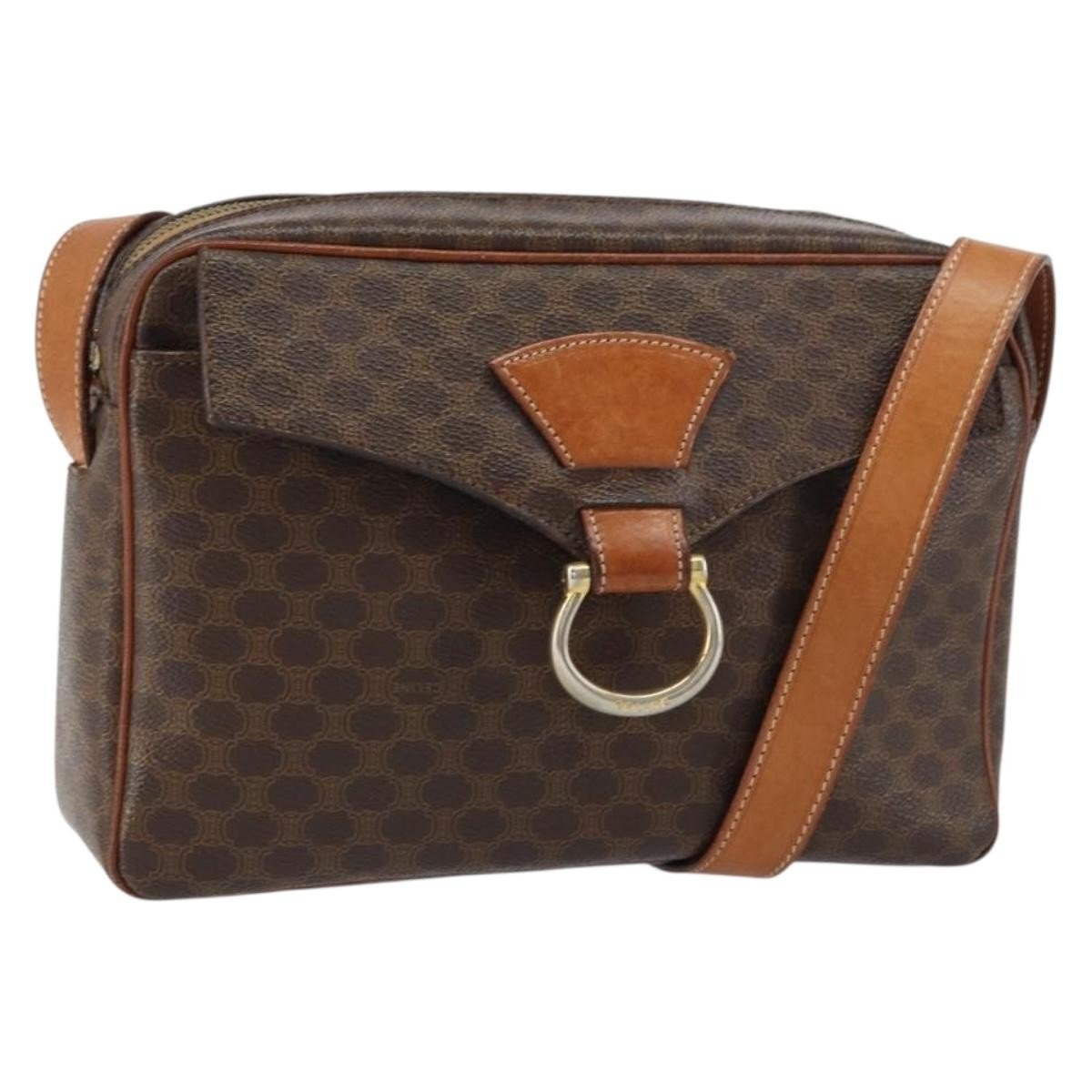 Celine Vintage Macadam Shoulder Bag - Brandsamsara