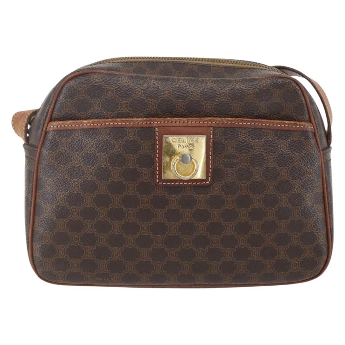 Celine Vintage Macadam Shoulder Bag - Brandsamsara